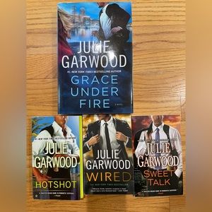 Four romance novels by Julie Garwood. Really good books.